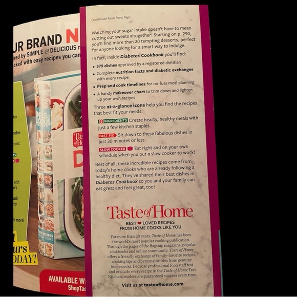 (5/$10) Taste Of Home Diabetes Cookbook - Picture 5 of 7